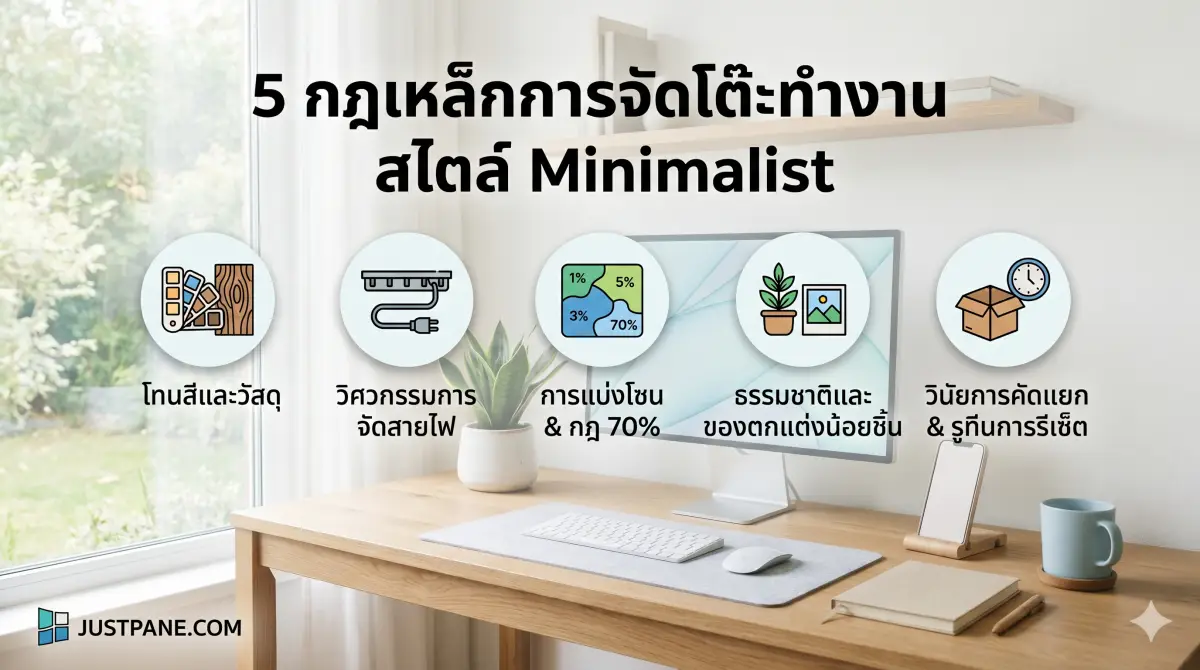 จัดโต๊ะทำงาน-minimal
